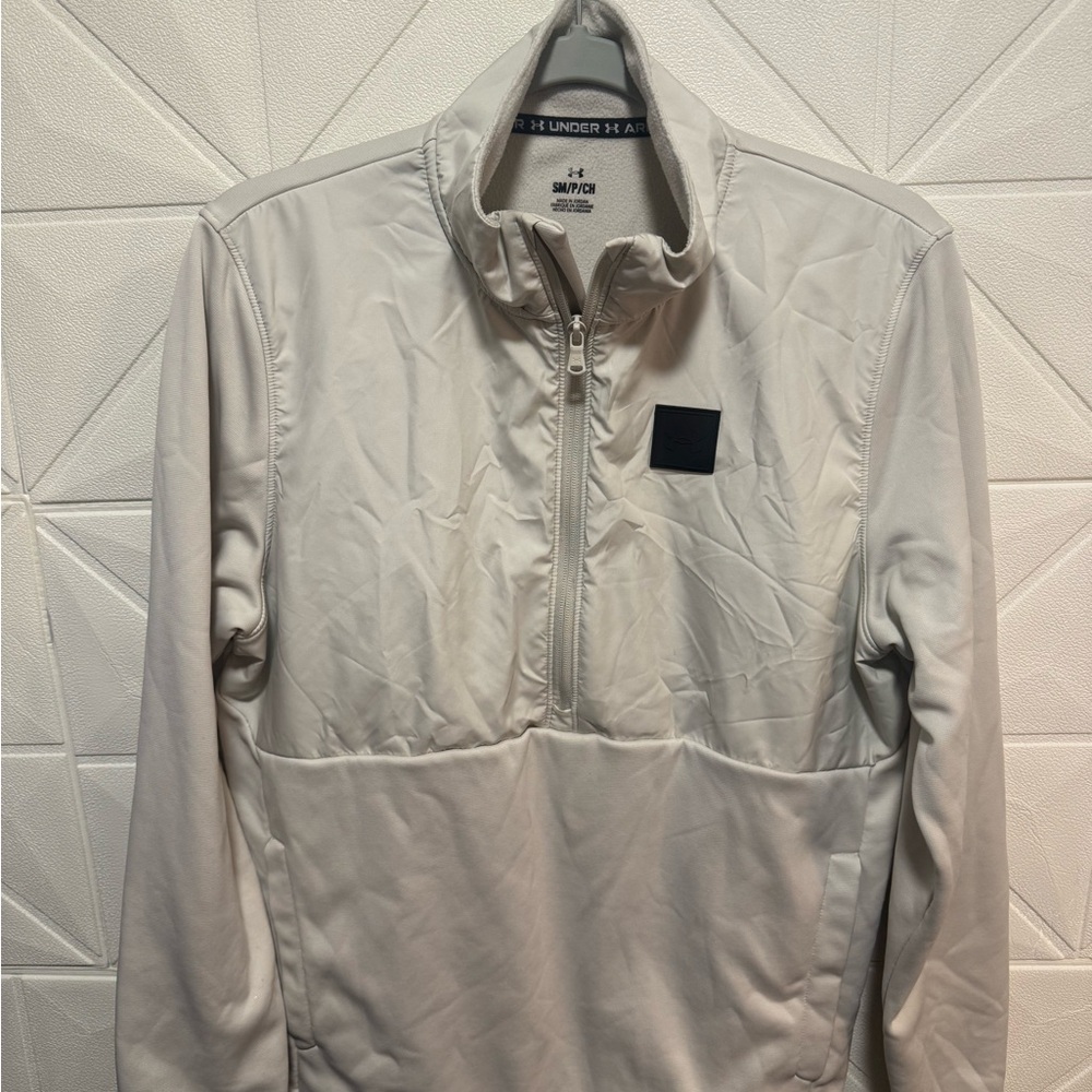 Under Armour Gray Lightweight Shirt Jacket with Half-Zip